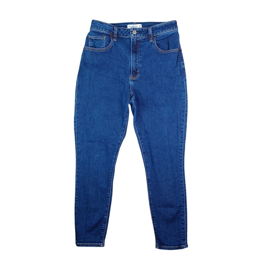 Abercrombie & Fitch Jeans Women W30/10s Blue Super Skinny Ankle High Rise Curve